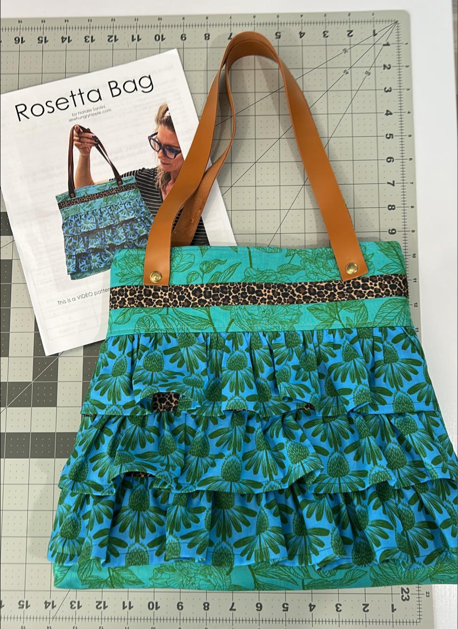 Rosetta Bag PDF and Video sewing pattern