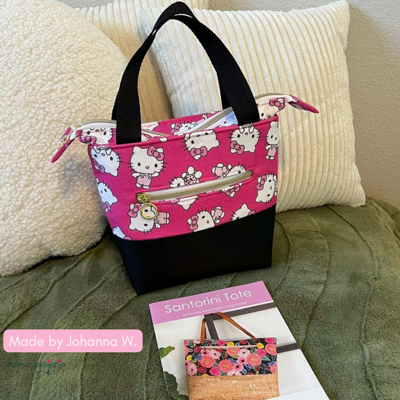 Santorini Tote printed sewing pattern