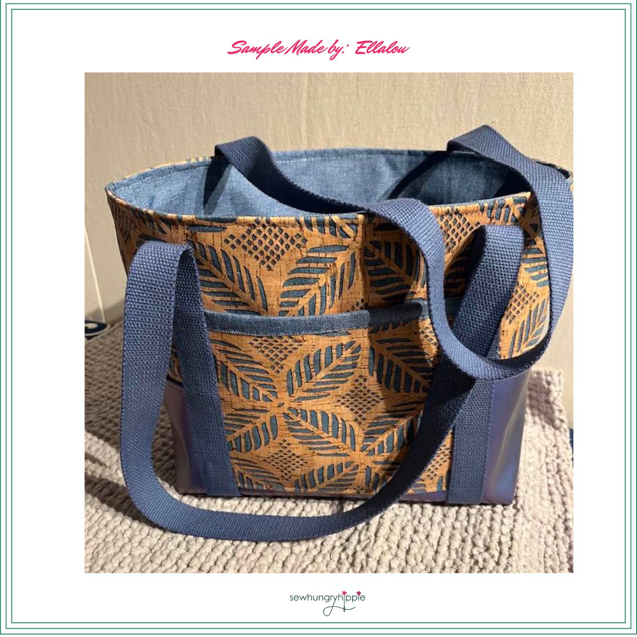 Santorini Tote HACK / open top / strap alteration PDF download