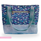 Blue & Teal Purple Jacquard Woven Stripes Webbing – 1.5" Wide