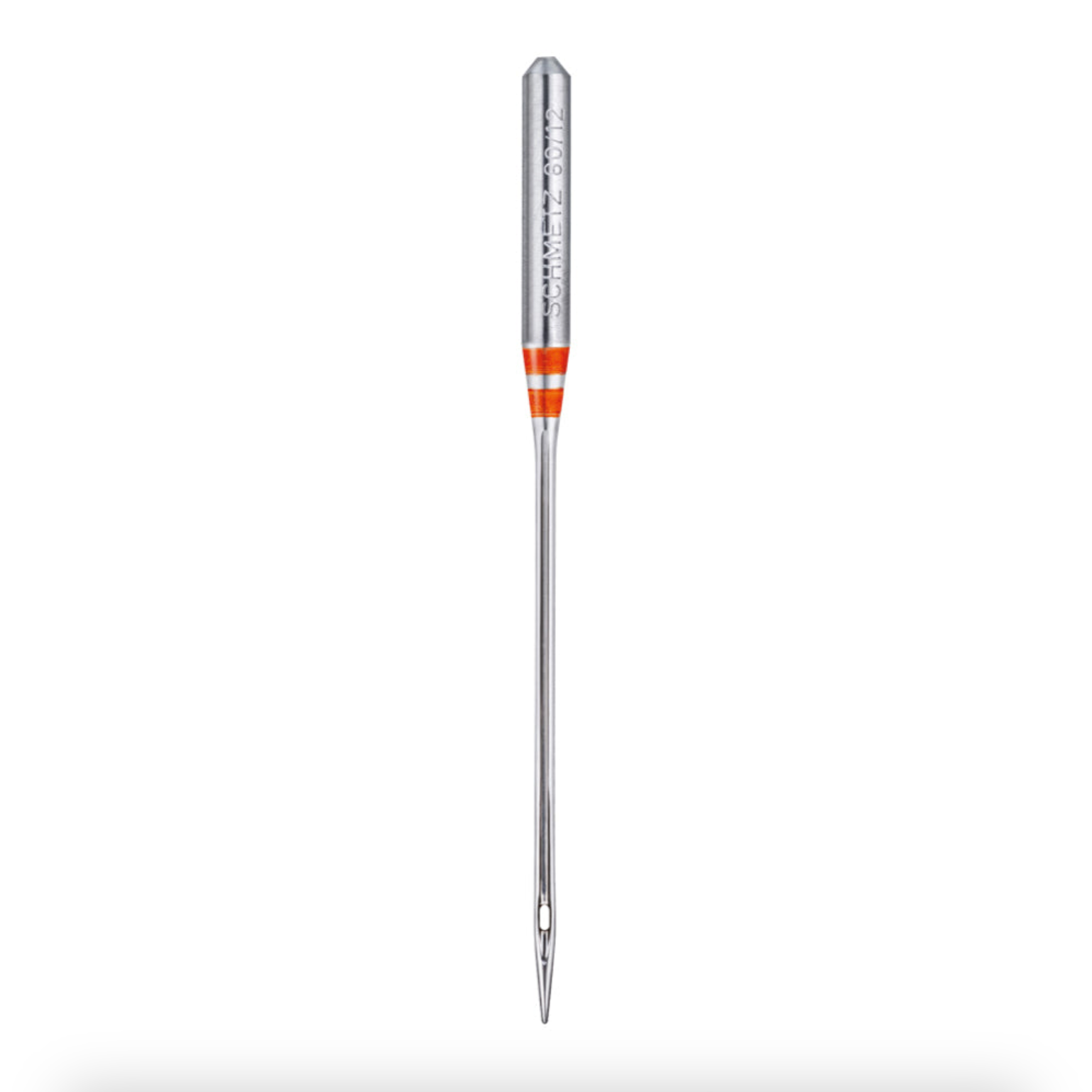 Single Schmetz Jersey Ball Point Needle on a white background