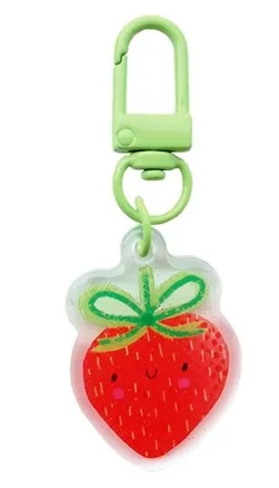 Strawberry Zipper Charm