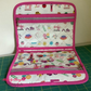 pouch organizer using sewing notions cotton fabric panel design