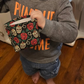 Skulls & Vines Canvas Fabric | Bold Halloween Print for Bag Making