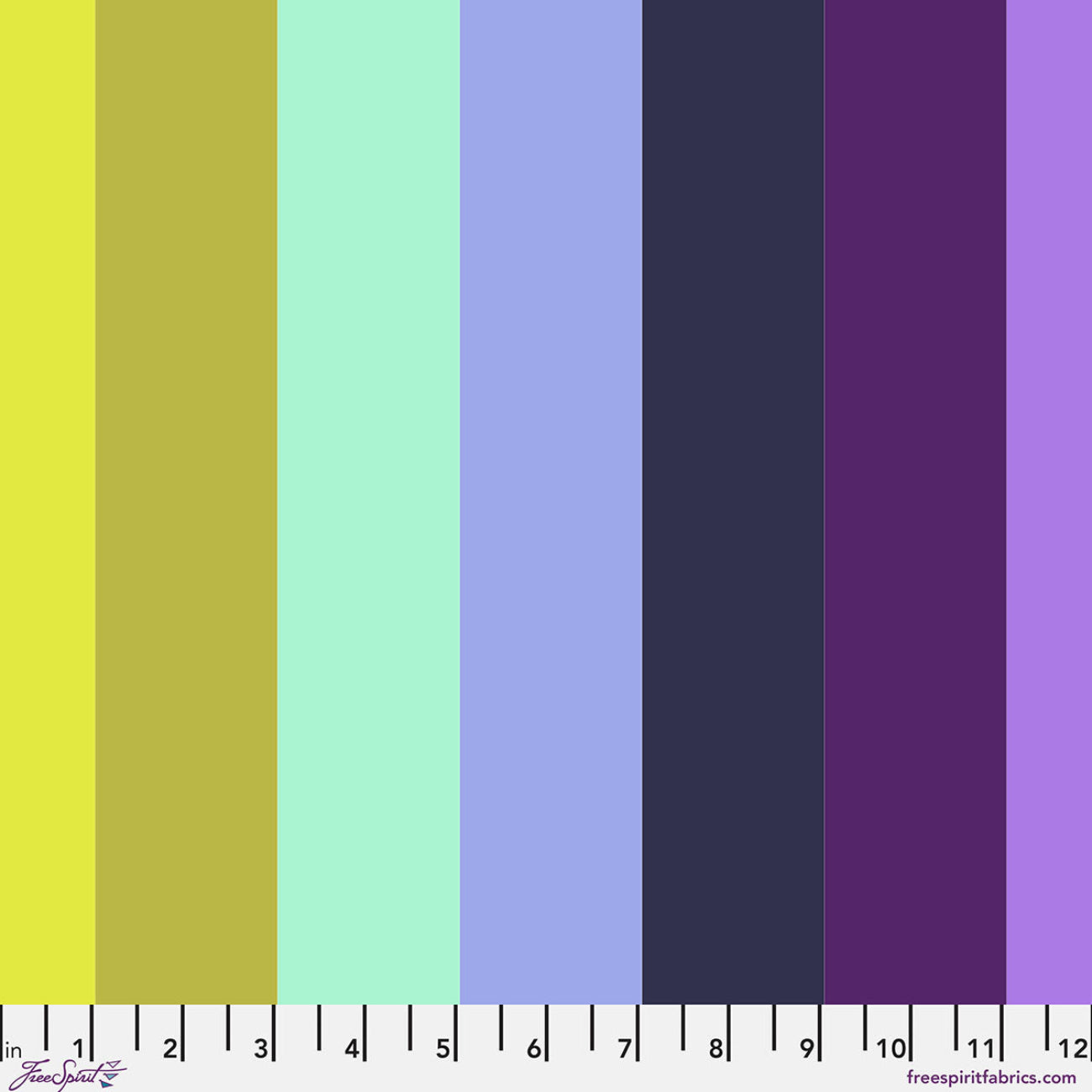 Tula Pink Floral Reef Smooth Sailing Deep Dive Stripe Fabric PWTP271