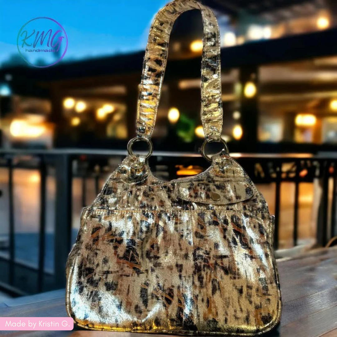 Soft Vinyl Gold Leopard Mix