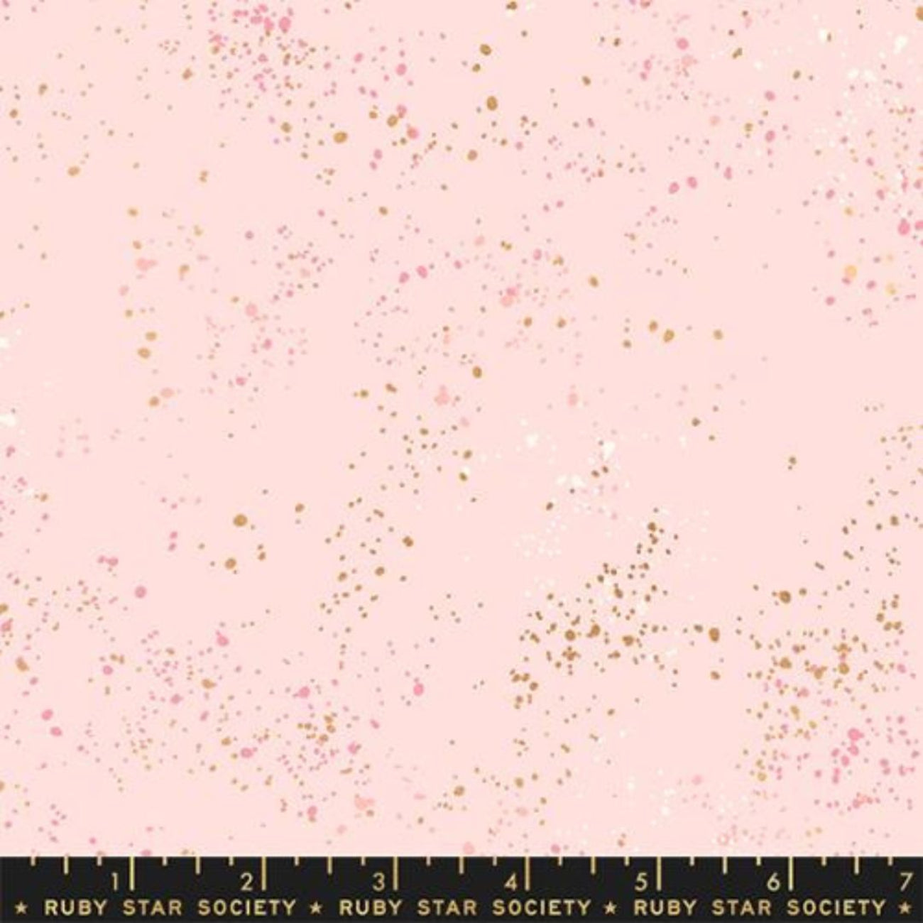 ruby star society speckled metallic pale pink cotton fabric rs5027 91m by rashida coleman hale easy bag making material