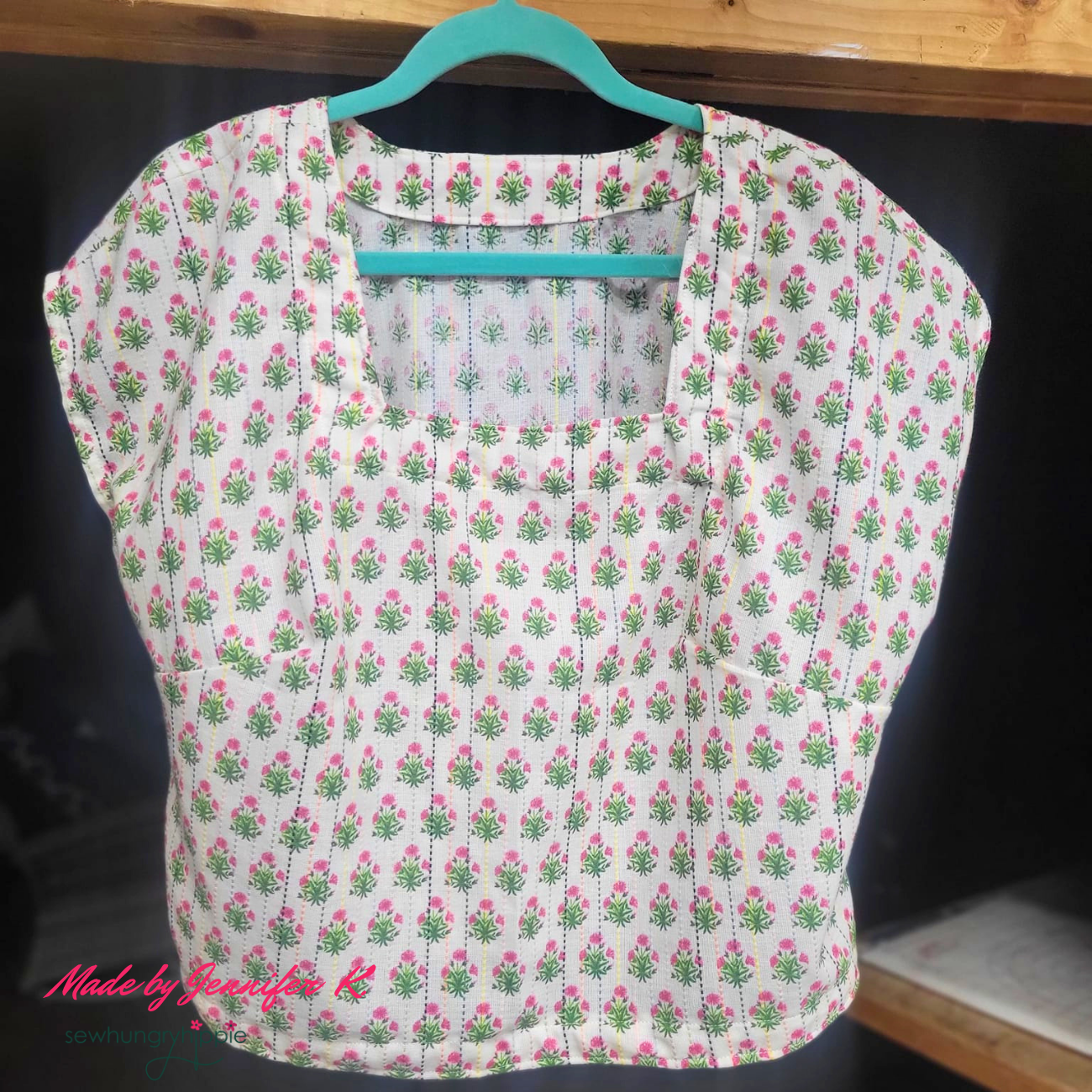 Square Neck Top sewing pattern