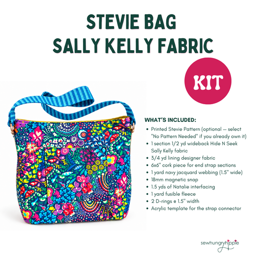 Stevie Bag Kit with Sally Kelly Fabric