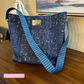 Navy Blue Jacquard Woven Webbing 2" Wide