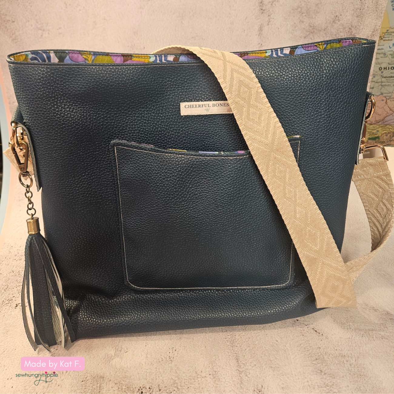 Moonglow Vinyl Navy Blue