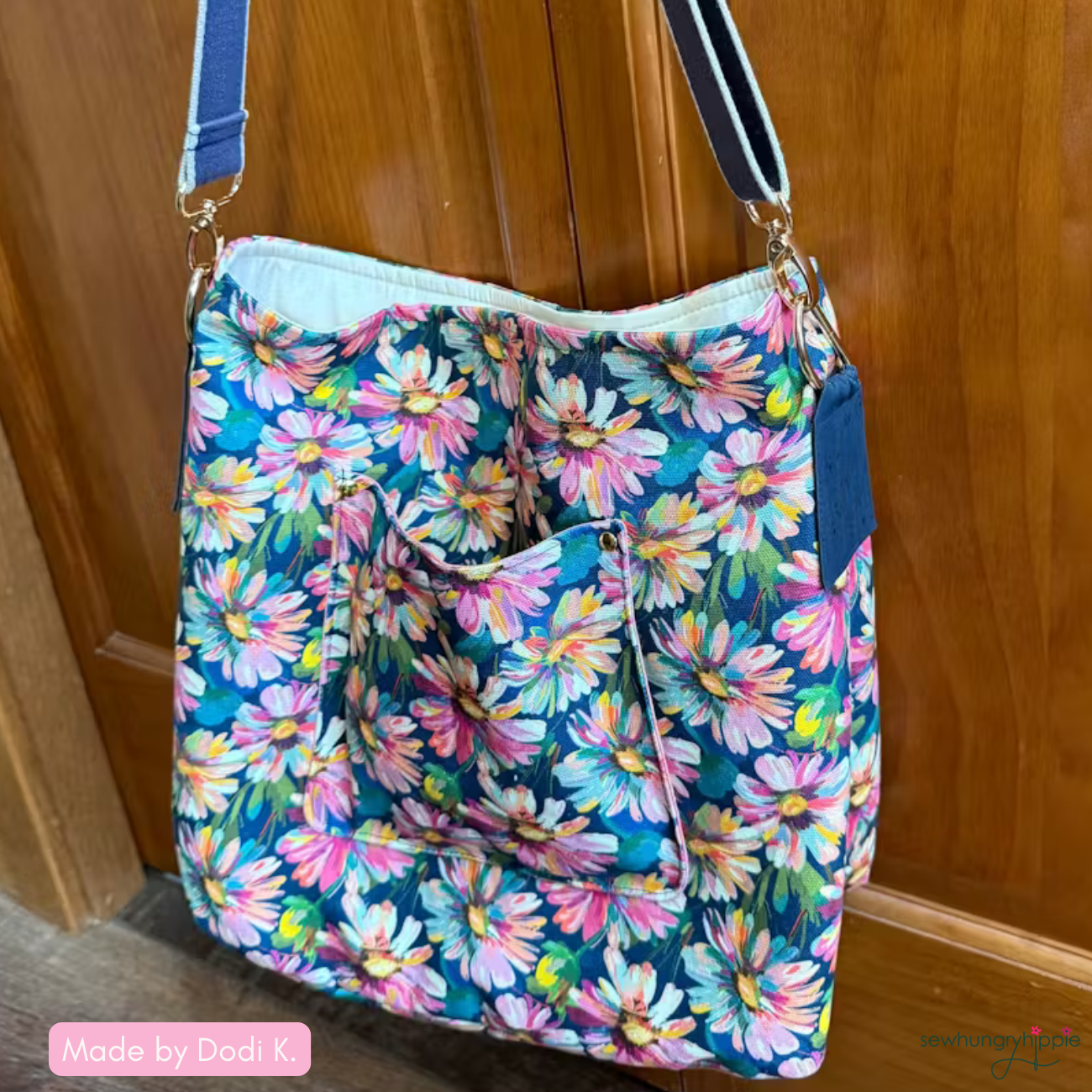 Canvas Fabric April Flowers 36" x 58"