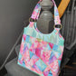 Studio Backpack sewing pattern digital PDF featuring modern backpack design with multiple pockets, zipper closure, and adjustable straps for bag making projects.