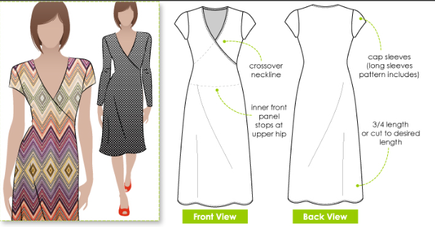 Style Arc Suzie Slip-On Dress sewing pattern