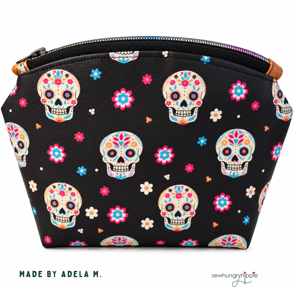 Sugar Skulls Vinyl – 18" x 54" Custom Printed Fabric