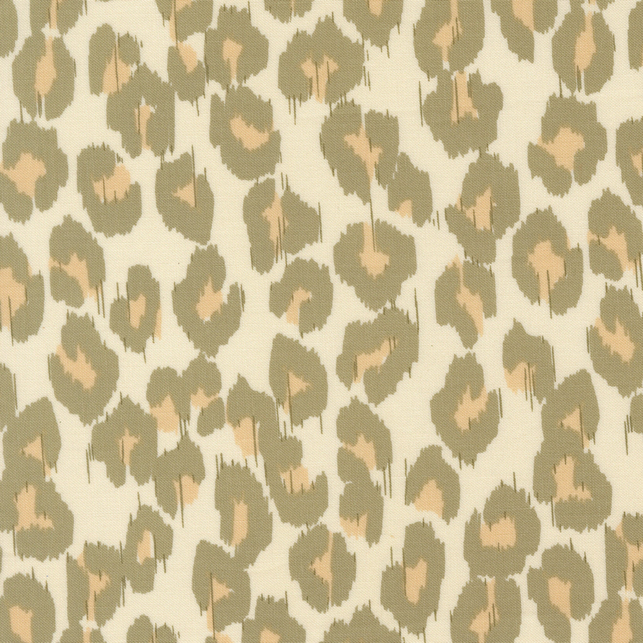 Sunlit Ruins Cream Ikat Blender Fabric by Jessica Rose for Moda Cotton Quilting Fabric