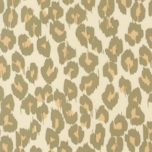 Sunlit Ruins Cream Ikat Blender Fabric by Jessica Rose for Moda Cotton Quilting Fabric