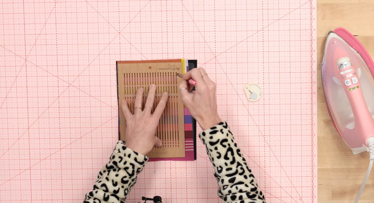 Acrylic tassel template