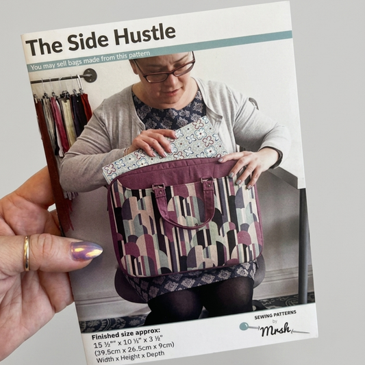The Side Hustle Bag Sewing Pattern by Mrs H - Printed Paper Pattern