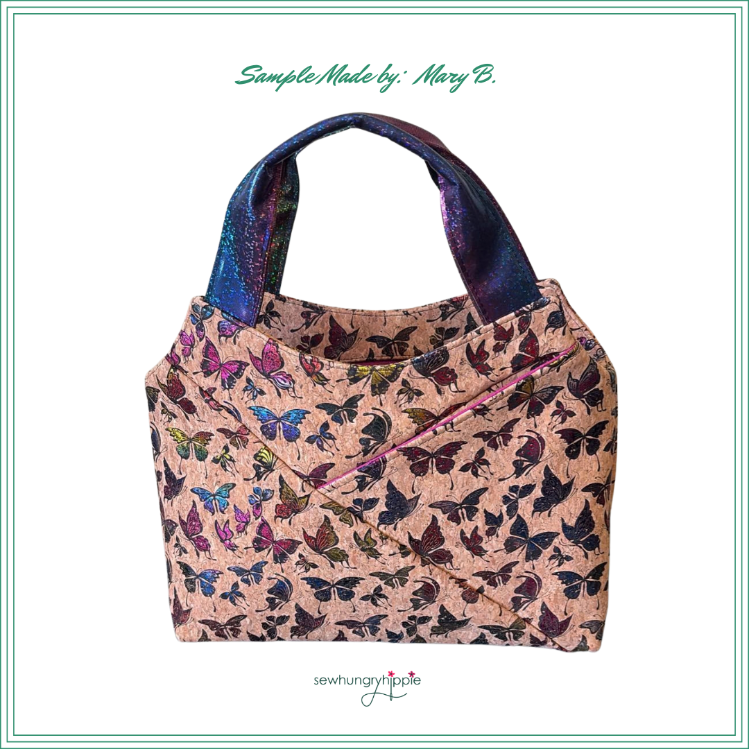 The Hope handbag by Mrs H printed pattern