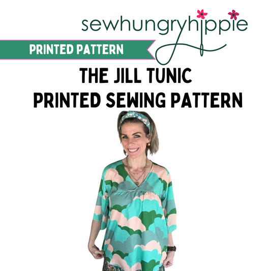 The Jill Tunic PRINTED sewing pattern