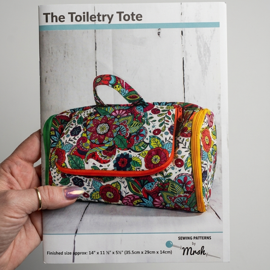 The Toiletry Tote Sewing Pattern by Mrs H - Printed Paper Pattern