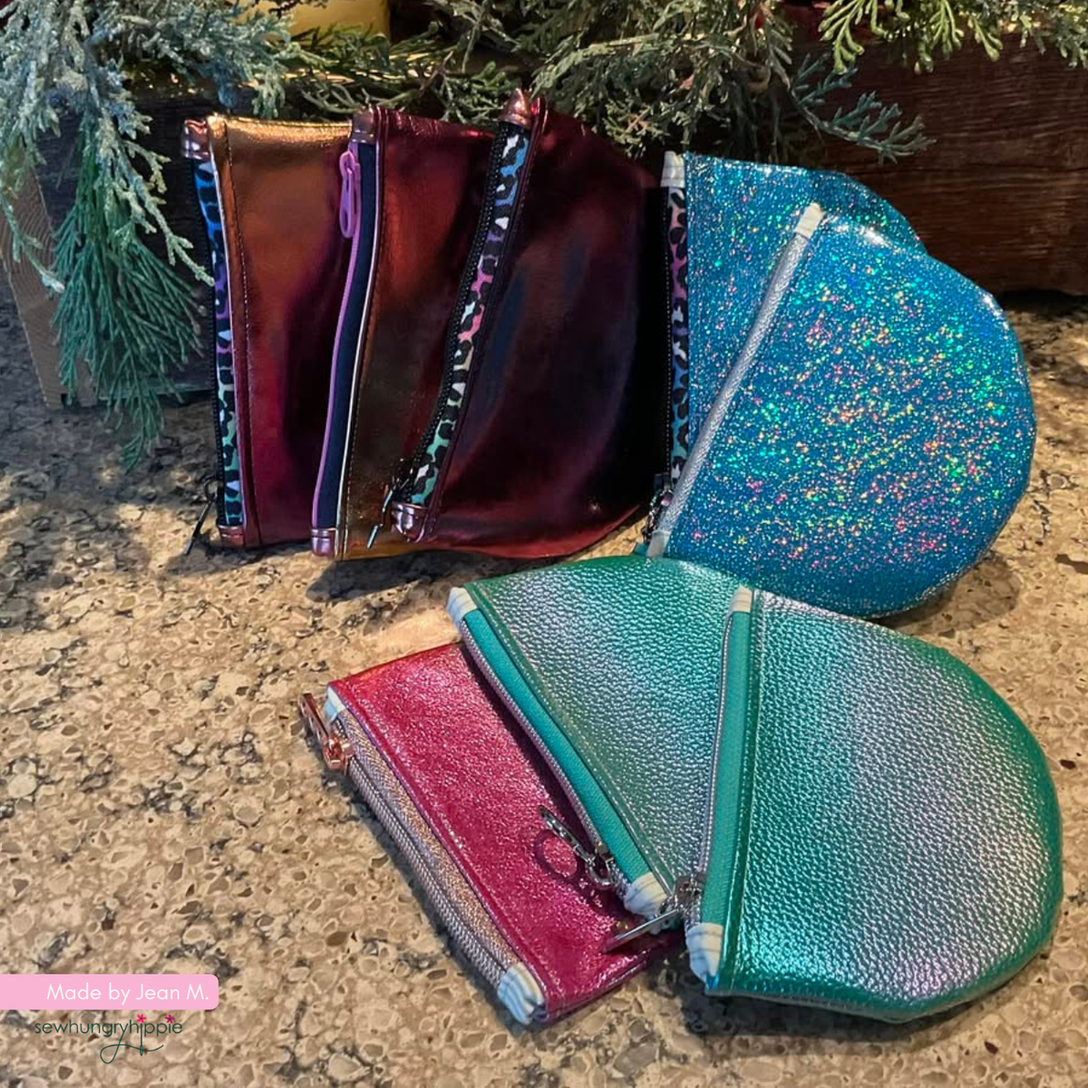 Tiny Curvy Clutch acrylic template