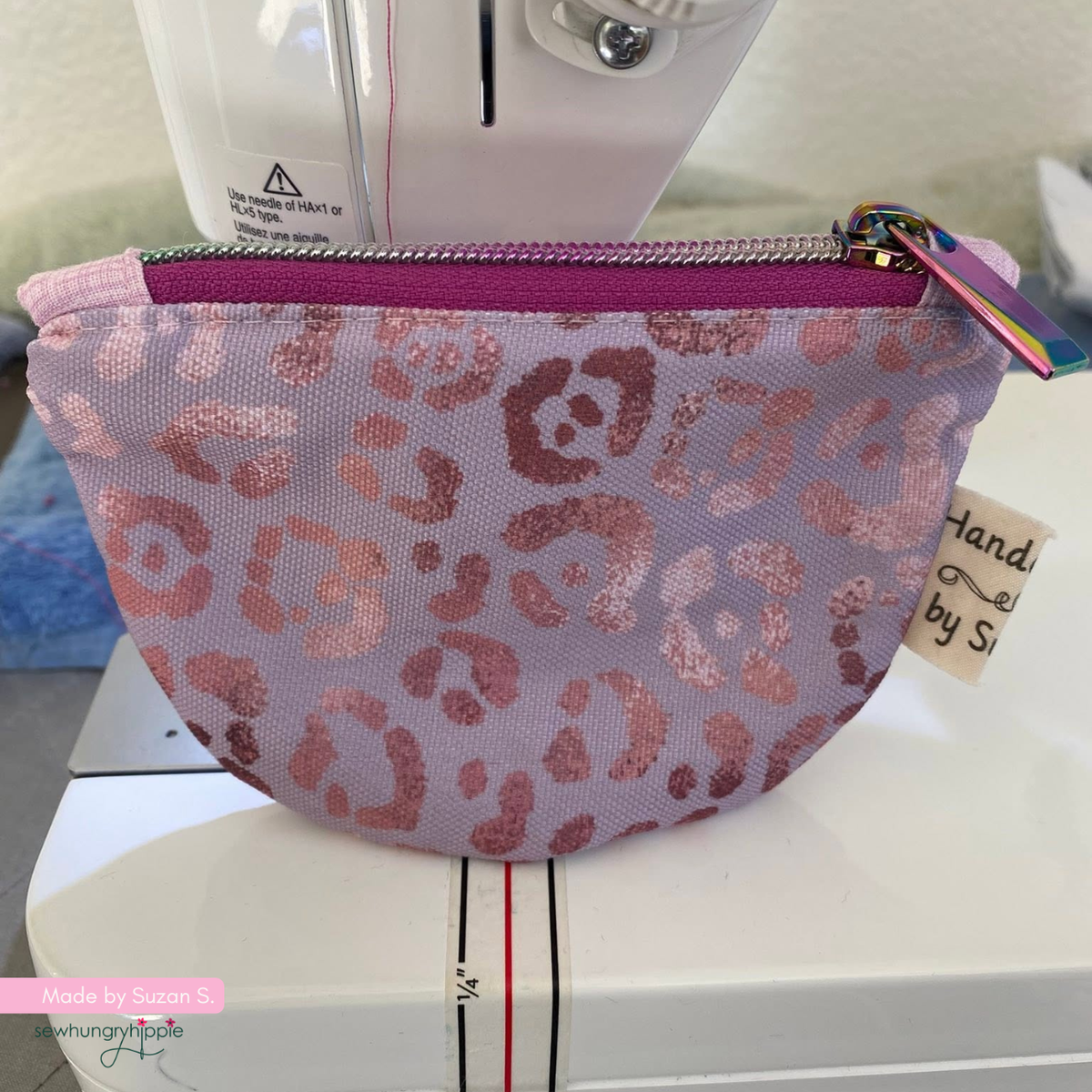 Tiny Curvy Clutch acrylic template
