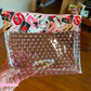 Tiny Hearts TPU Vinyl | Clear Printed Vinyl Fabric for Bag Making