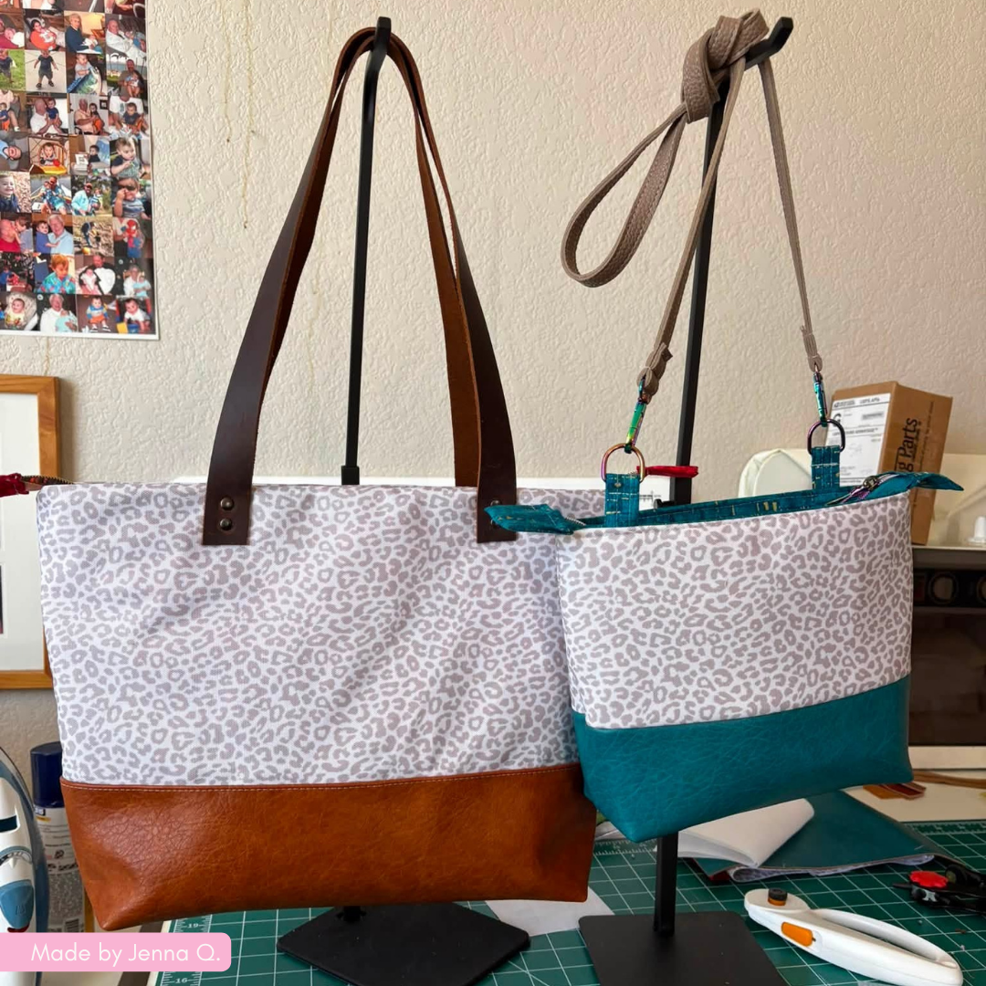 Water Resistant Canvas - Light Leopard | Bag Making Fabric 36x58"