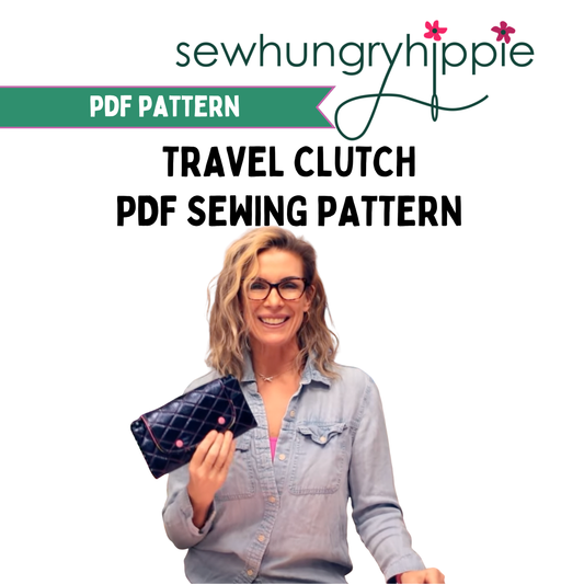 Travel Clutch PDF sewing pattern