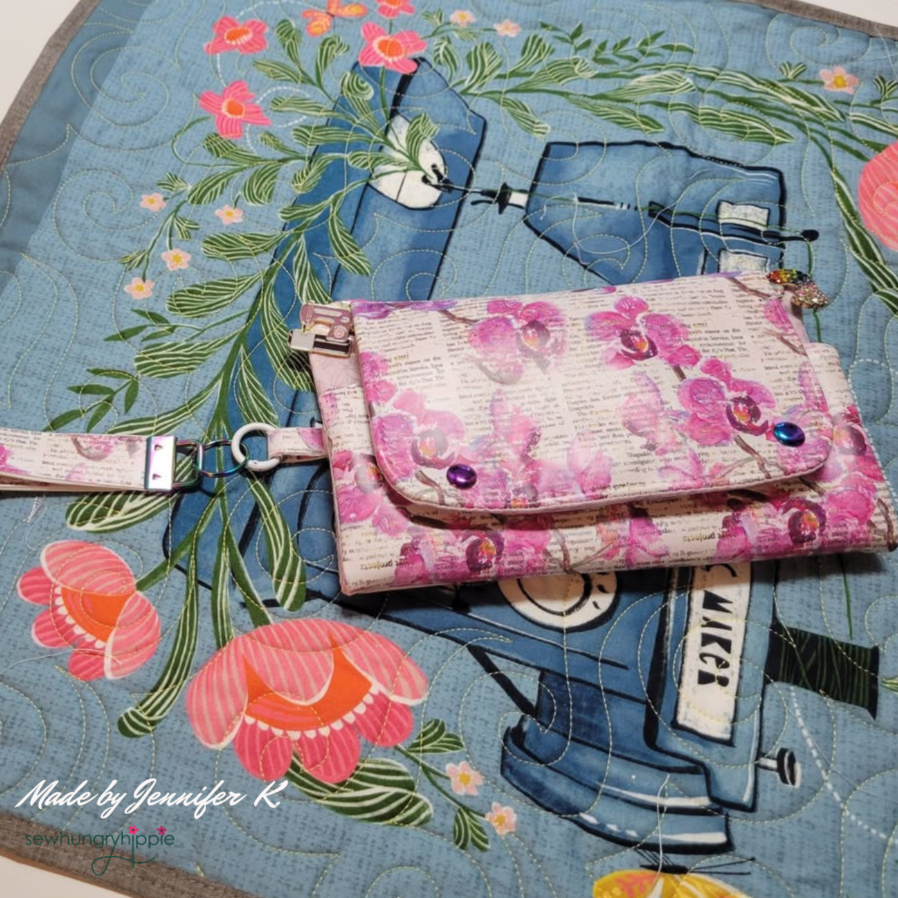 Travel Clutch PDF sewing pattern