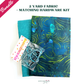 Turquoise & Teal Bundle– 2 Yard Fabric & Matching Hardware Kit