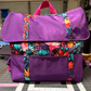 Hot Fuchsia Pink Jacquard Webbing 1.5" Width - Bold Woven Strap Per Yard