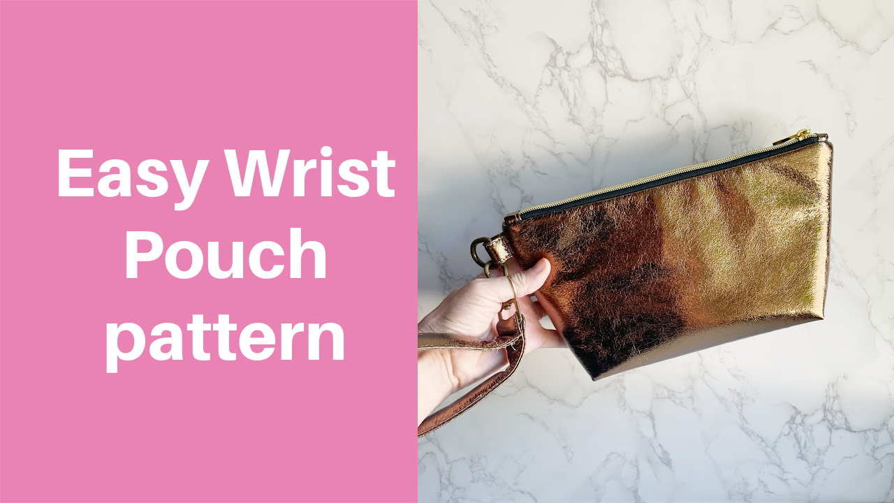 Easy Wrist Pouch PDF pattern