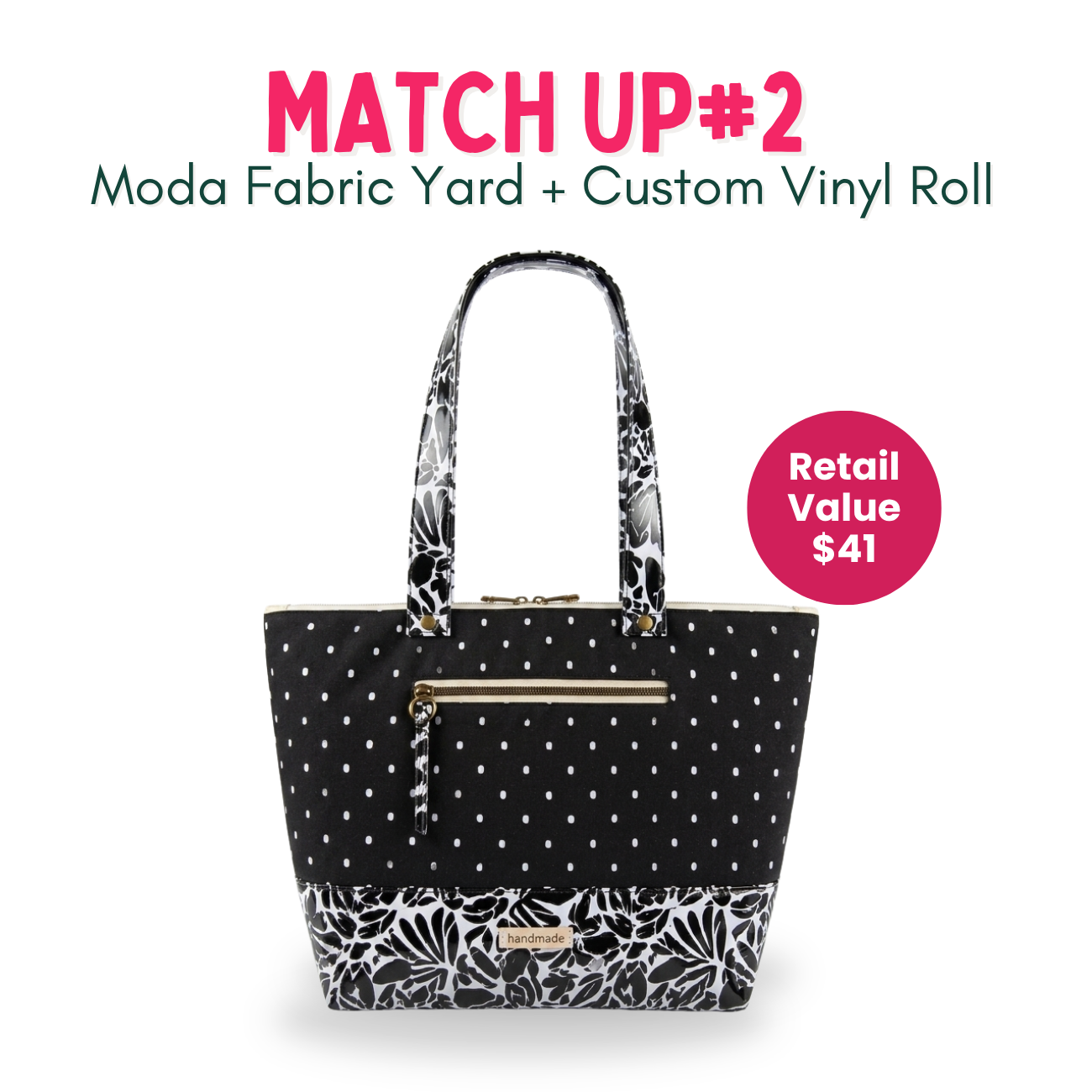 Weekly Vinyl & Fabric Matchups Bundle – Bag Making Craft Supplies June 17