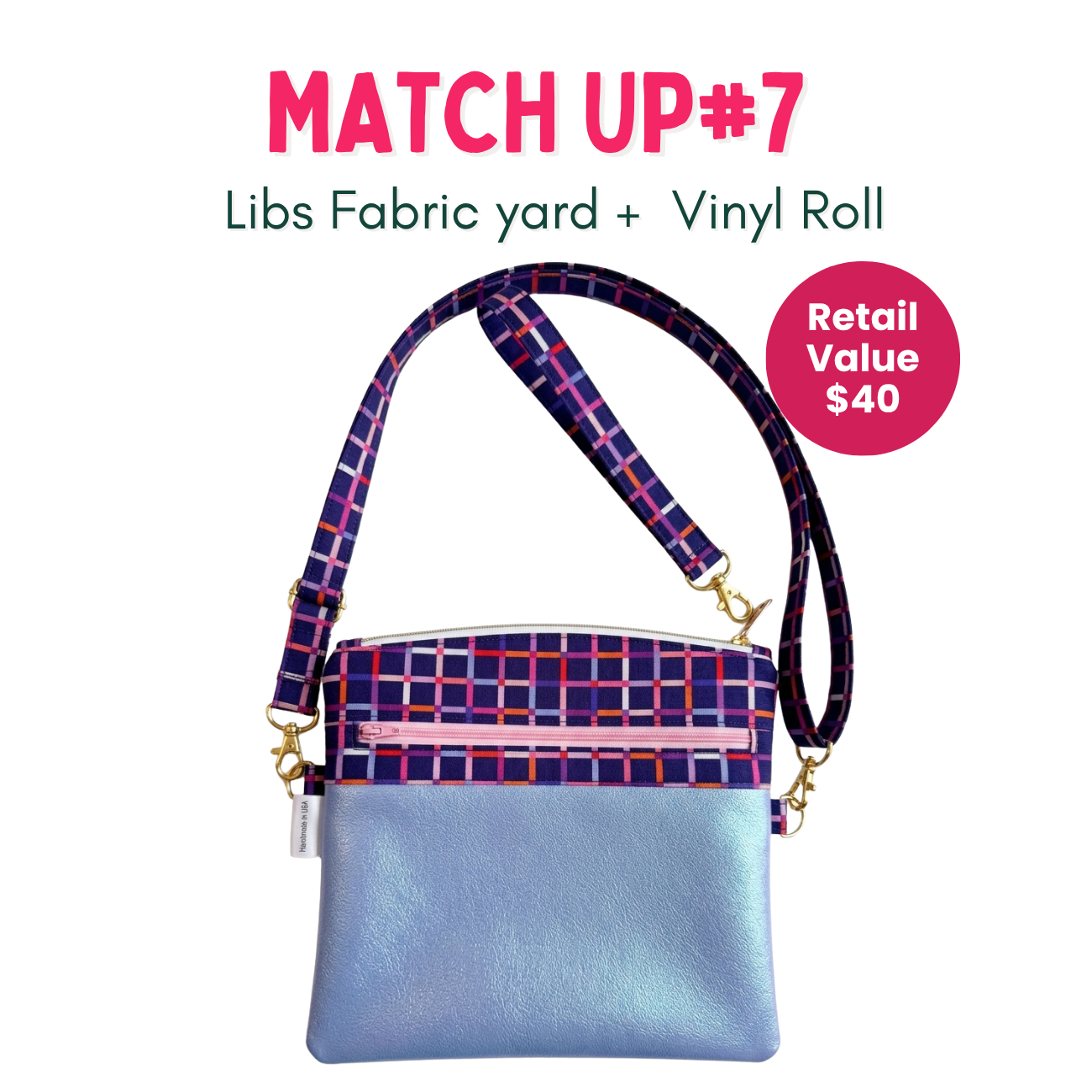 Weekly Vinyl & Fabric Matchups Bundle – Bag Making Craft Supplies June 17