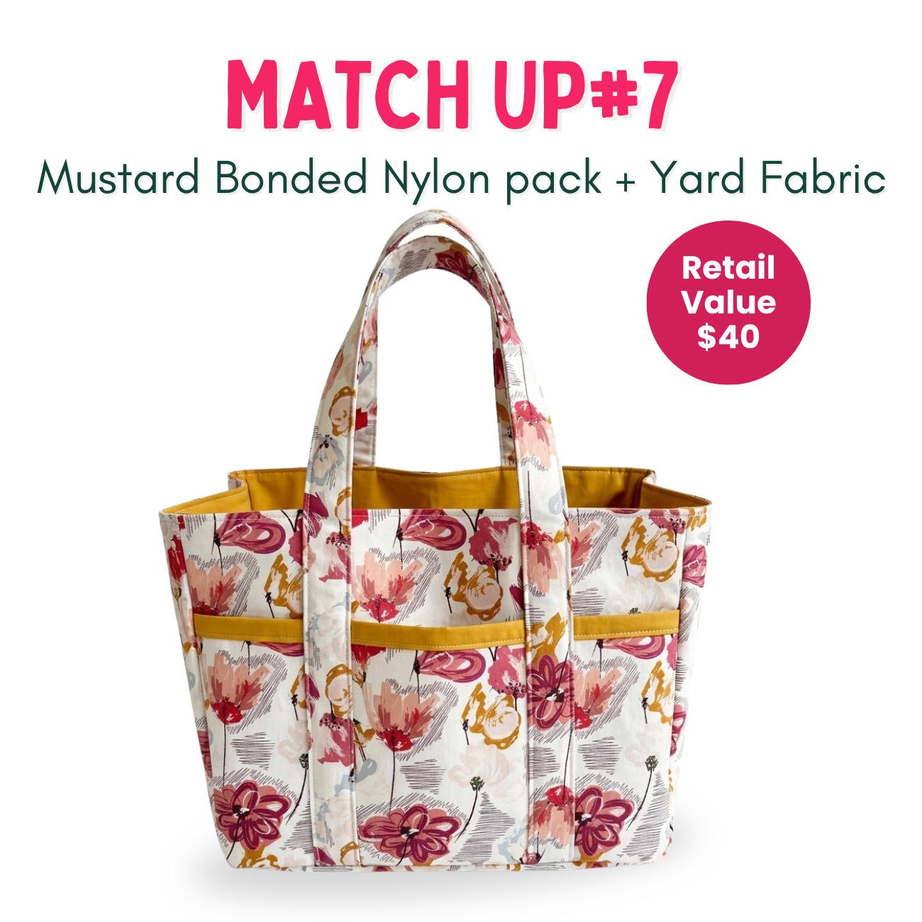 Weekly Vinyl & Fabric Matchups Bundle – Bag Making Craft Supplies June 24