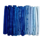 Windham Fabrics Lava Solids Sky batik fat quarter bundle with blue cotton batik quilting fabrics
