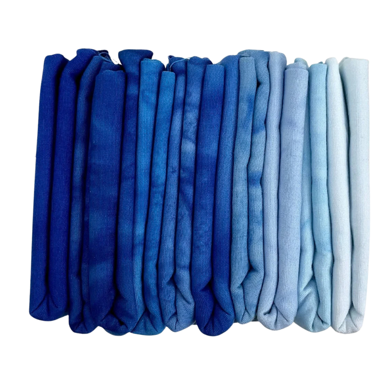 Windham Fabrics Lava Solids Sky batik fat quarter bundle with blue cotton batik quilting fabrics