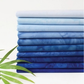 FQ Bundle Lava Solids Sky Batik - Windham Fabrics Cotton Batik Precut