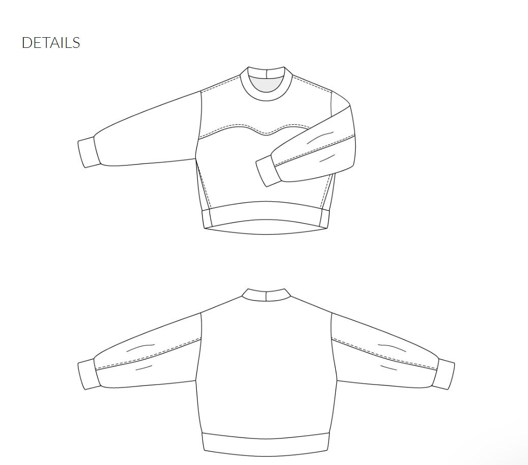 Aalito sewing pattern by Named