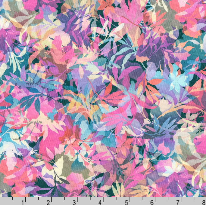 Artful Blooms Fabric Dahlia