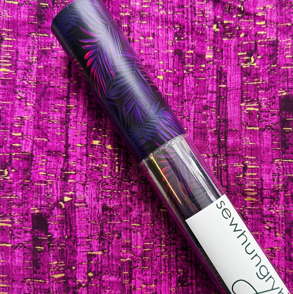 Purple Palms Vinyl and Uncorked Fabric Bundle