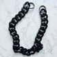 Black acrylic bag chain