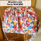 Belle Bag Kit / Canvas Fabric / Custom Floral Print
