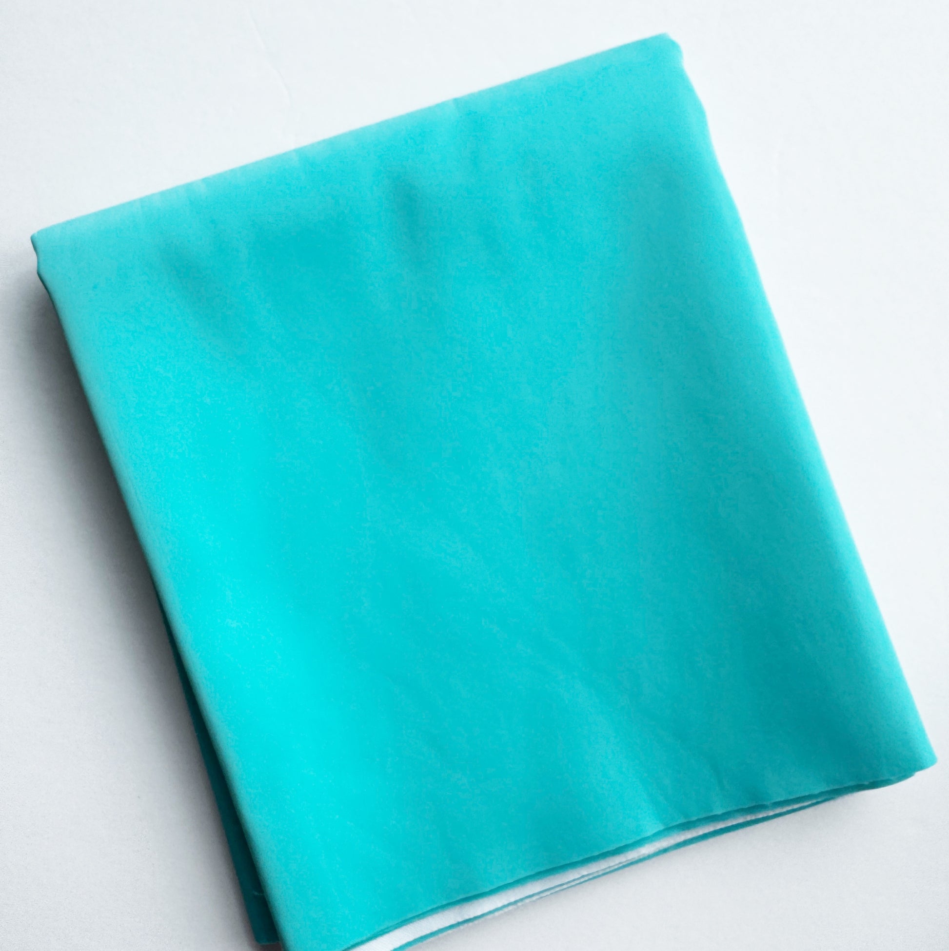 aqua blue bonded nylon sewing material
