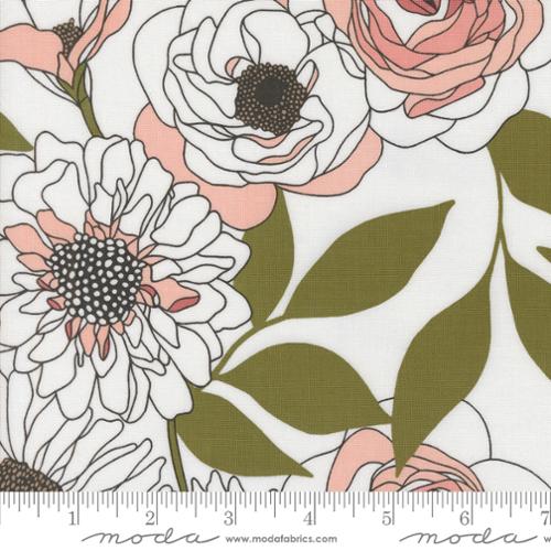 Botany Cabbage Rose paper 1 yard