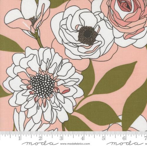 Botany Cabbage Rose peony 1 yard