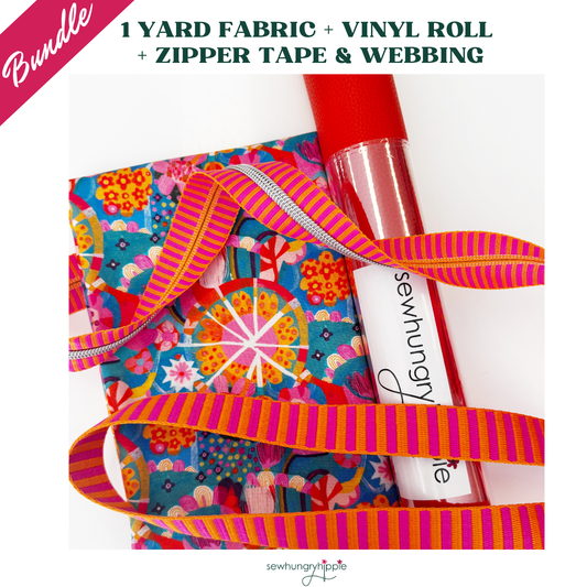 FreeSpirit Fabric, Vinyl, Zipper Tape & Webbing Bundle